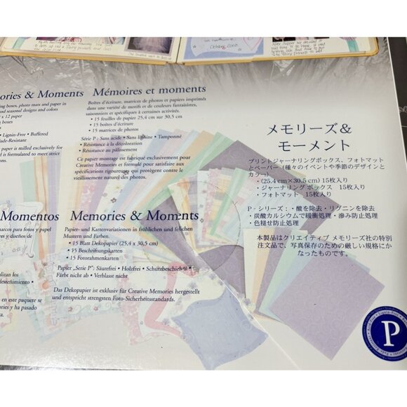 Creative Memories MEMORIES & MOMENTS Scrapbook Kit Sheets Photo Mats Journaling - Picture 2 of 4